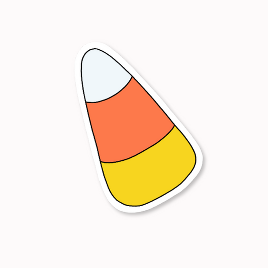 Candy Corn Vinyl Sticker